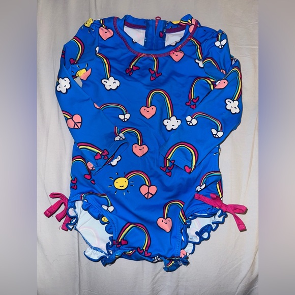 9-12 month Hatley bathing suit/rash guard - Picture 1 of 4